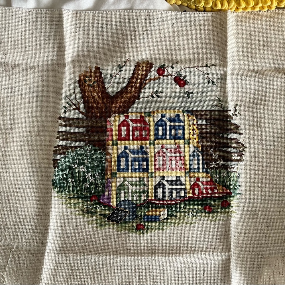 Colorful Quilt Cross Stitch